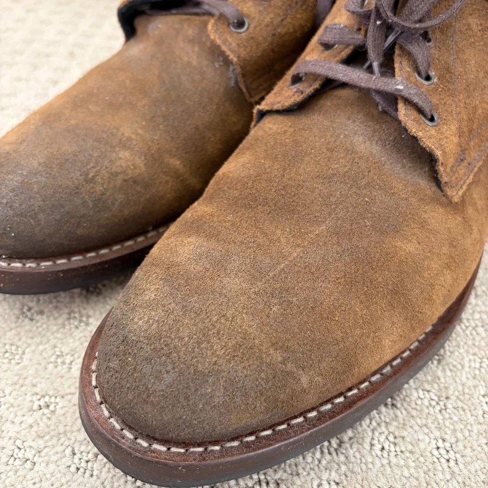 Thursday‎ Boot Company President Everyday Boots Mocha Suede Lace Up Men US 12
